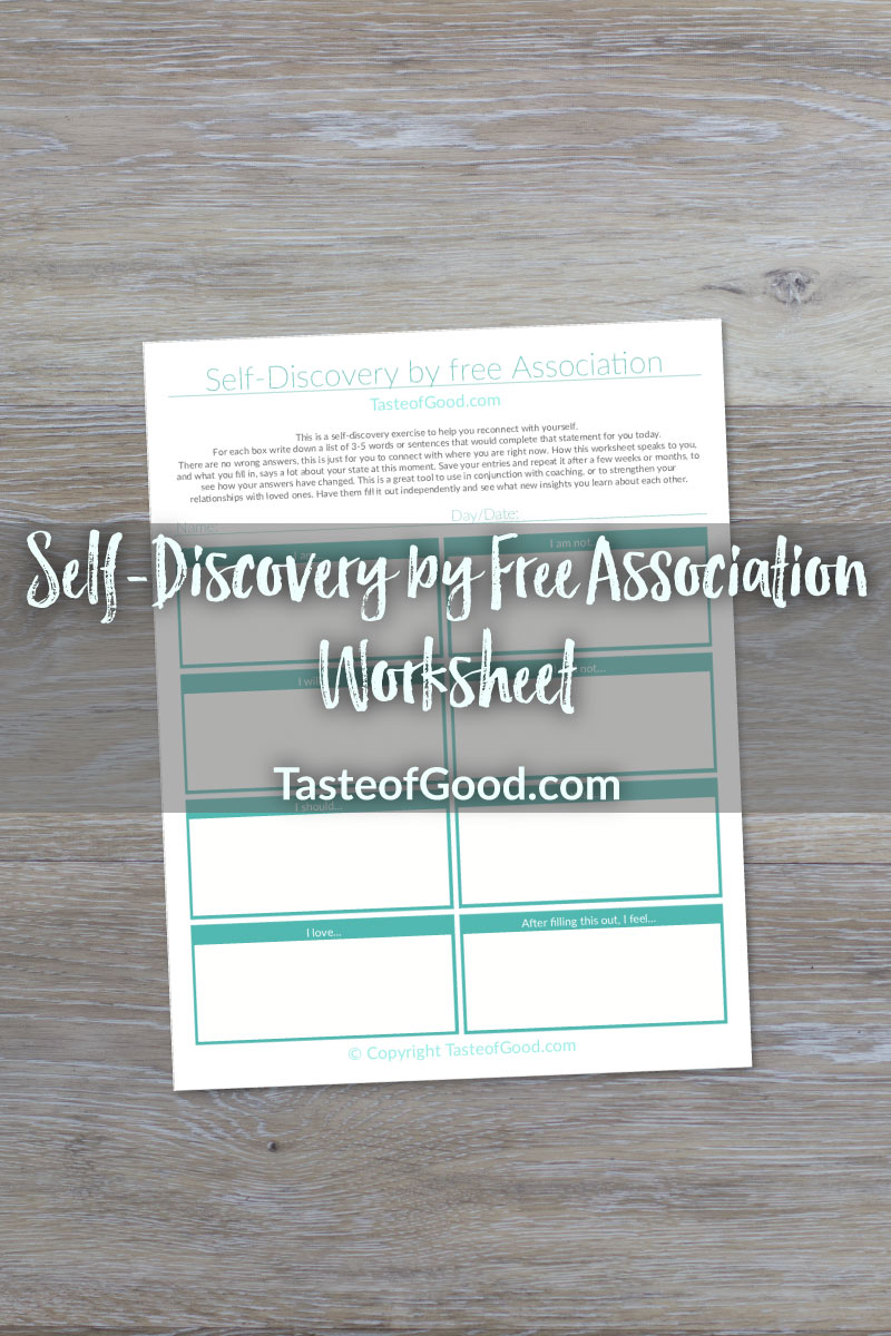 Self-Discovery Worksheet
